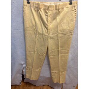 Haggar Yellow Mens Dress Pants Size 36x31